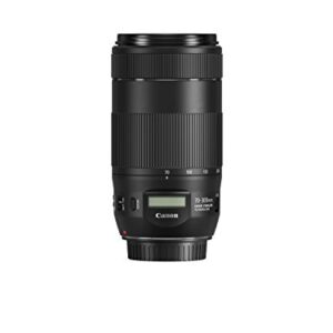 Canon Cameras US EF 70-300 is II USM 70-300mm f/4-5.6 Fixed Zoom Camera Lens, Black (0571C005)