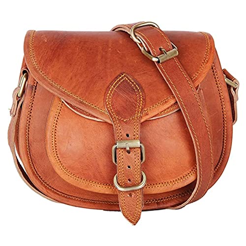 Leather Boho-Gypsy Bags For Women Shoulder Perfect Brown Leather Purses And Handbags For Everyday Use Handmade Leather Bag For Women Unique and Stylish Brown Leather Purse By KALANI EXPORT HOUSE