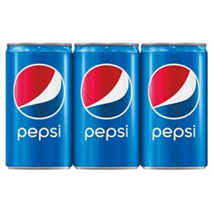 pepsi cola soda pop, 7.5oz mini cans (6 pack)