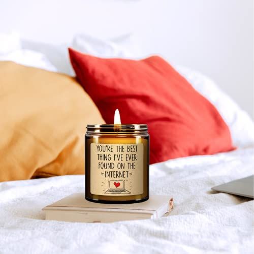 Gifts for Boyfriend, Girlfriend, Husband, Wife - Boyfriend Gifts, Girlfriend Gifts, Couples Gifts - Anniversary Birthday Gifts for Women, Men - Romantic Gifts for Him, Her - I Love You Scented Candle