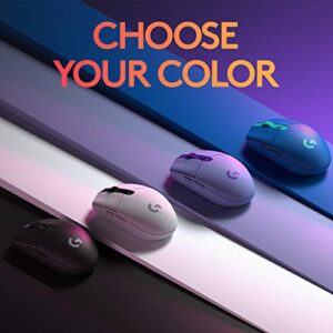 Logitech G305 LIGHTSPEED Wireless Gaming Mouse, Hero 12K Sensor, 12,000 DPI, Lightweight, 6 Programmable Buttons, 250h Battery Life, On-Board Memory, PC/Mac - Black