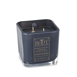 root candles scented candles elements collection premium handcrafted 2-wick candle, 10.5-ounce, universe