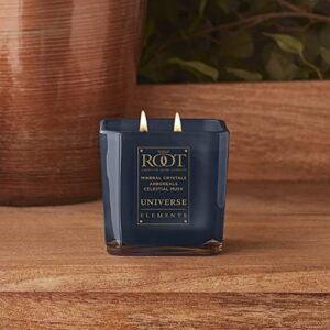 Root Candles Scented Candles Elements Collection Premium Handcrafted 2-Wick Candle, 10.5-Ounce, Universe