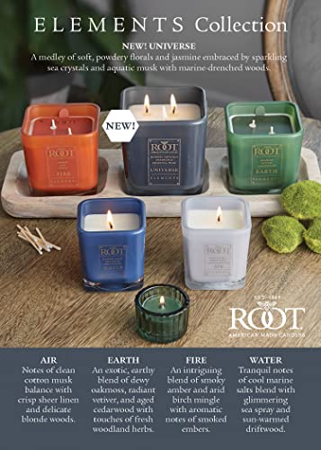 Root Candles Scented Candles Elements Collection Premium Handcrafted 2-Wick Candle, 10.5-Ounce, Universe