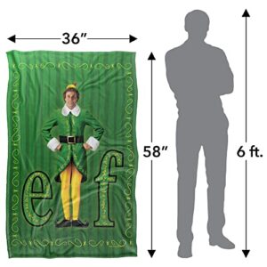 Elf Buddy The Elf Logo Silky Touch Super Soft Throw Blanket 36" x 58"