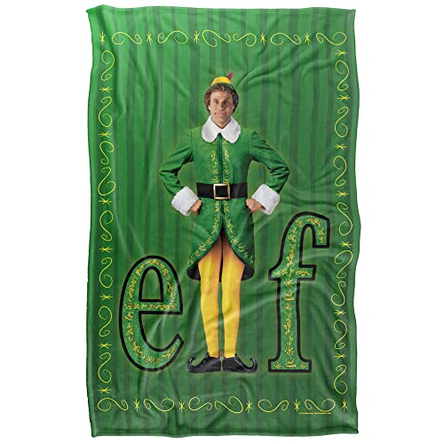 Elf Buddy The Elf Logo Silky Touch Super Soft Throw Blanket 36" x 58"