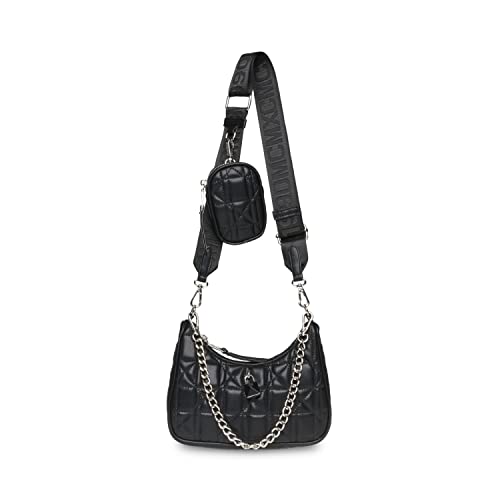 Steve Madden Vital-G Multi Pouch Crossbody, Black