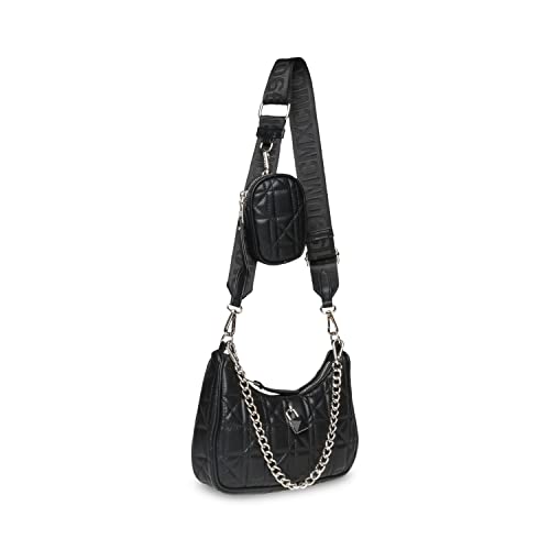 Steve Madden Vital-G Multi Pouch Crossbody, Black