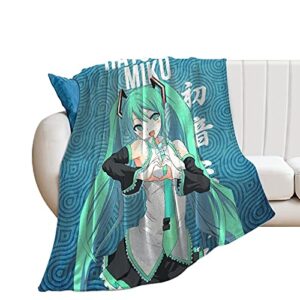 flannel fleece blanket anime microfiber cozy lightweight soft throws and blankets for sofa 50 inx60 in