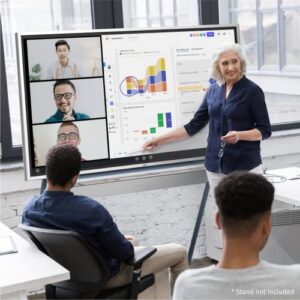 Vibe S1 55" Smart Whiteboard, Touchscreen Display, 4K UHD Interactive Board, All-in-One Computer for Office and Classroom with Chrome OS & Open App Ecosystem (Board Only)