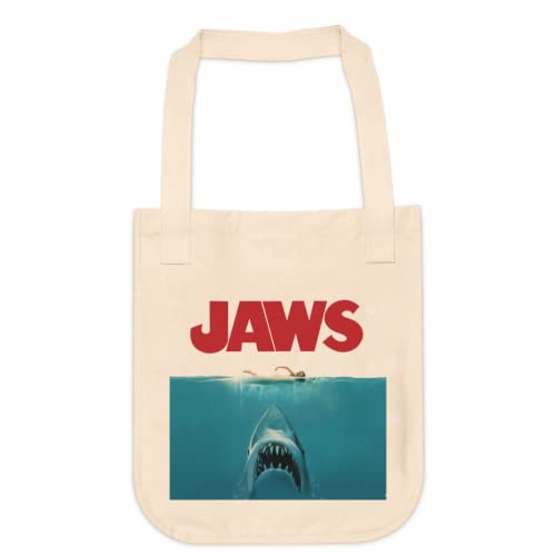 Jaws Swim Shark Tote bag for Women And Men Graphic Shoulder Bags Casual Cloth Purses and Aesthetic Handbags