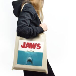 Jaws Swim Shark Tote bag for Women And Men Graphic Shoulder Bags Casual Cloth Purses and Aesthetic Handbags