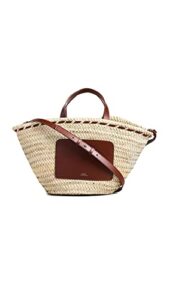 a.p.c. women’s panier zoe tote, nut brown, one size