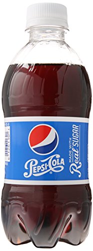 Pepsi Made with Real Sugar Bottles (8 Count, 12 Fl Oz Each)