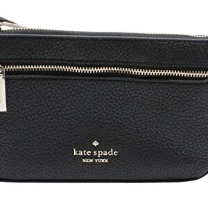 Kate Spade New York Leila Pebbled Leather Clutch Bag in Black