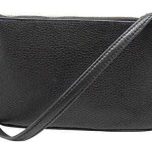 Kate Spade New York Leila Pebbled Leather Clutch Bag in Black