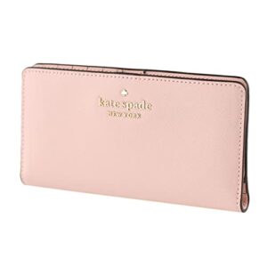 kate spade new york staci large slim bifold wallet in chalk pink (wlr00145-cpk)