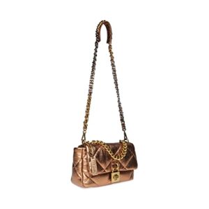 Steve Madden Terra-M Metallic Crossbody, Bronze