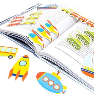 Youngever 139 Pieces Bookmarks, Kids Bookmarks with 8 Themes, Car Boat Plane Train Unicorn Cactus Animal Alphabet Cold Drinks Ice Cream Dessert Fruit