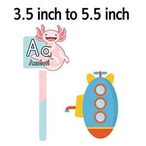Youngever 139 Pieces Bookmarks, Kids Bookmarks with 8 Themes, Car Boat Plane Train Unicorn Cactus Animal Alphabet Cold Drinks Ice Cream Dessert Fruit