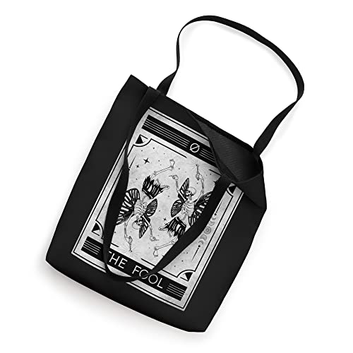 Fairycore Aesthetic Fairy Skeleton Tarot Card The Fool Tote Bag