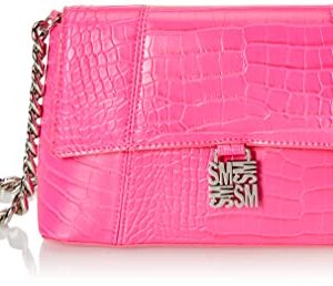 Steve Madden Alessa Croco Crossbody Bag, Hot Pink