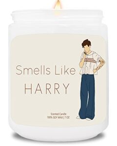 funny smells like harry candle gifts – harry’s house scented candle gifts – 7oz, teakwood