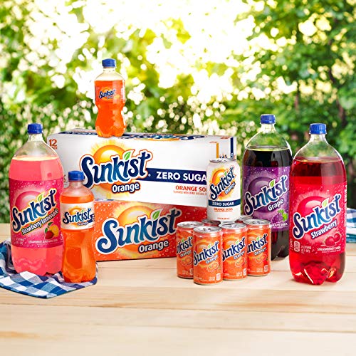 Sunkist Orange Soda, 12 Fluid Ounce Can, 12 Count