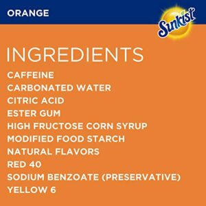 Sunkist Orange Soda, 12 Fluid Ounce Can, 12 Count