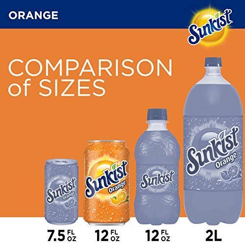 Sunkist Orange Soda, 12 Fluid Ounce Can, 12 Count