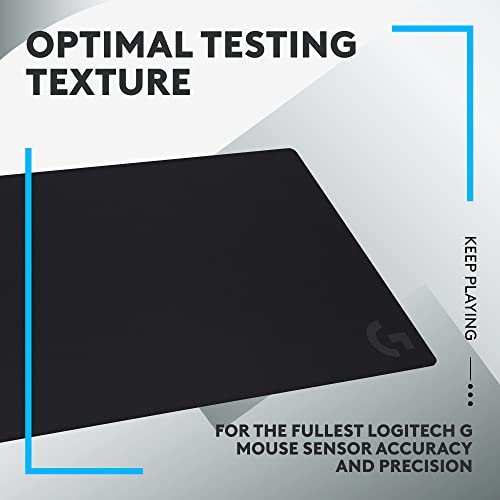 Logitech G840 Extra Large Gaming Mouse Pad, Optimized for Gaming Sensors, Moderate Surface Friction, Non-Slip Mouse Mat, Mac and PC Gaming Accessories, 900 x 400 x 3 mm