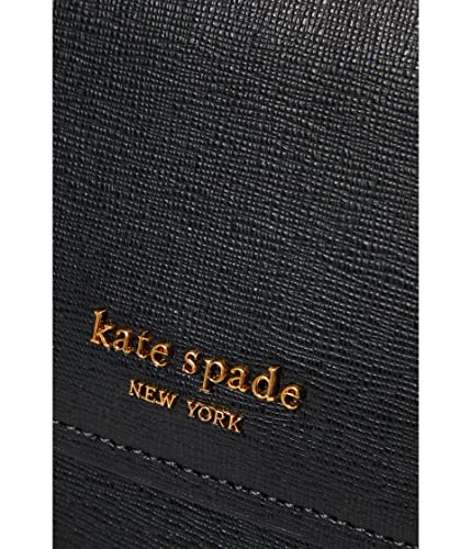 Kate Spade New York Morgan Saffiano Leather Flap Chain Wallet Black One Size