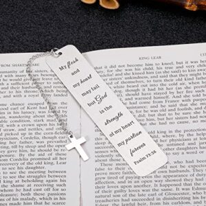 Christian Bookmarks for Women Men Book Markers for Book Lovers Inspirational Religious Gift for Women Bible Bookmarks for Kids Christmas Bible Verse Gift Stocking Stuffers for Sister Church Bulk Gift