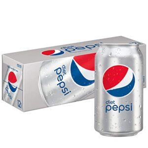 diet pepsi cola soda pop, 12oz cans (12 pack)
