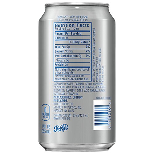 Diet Pepsi Cola Soda Pop, 12oz Cans (12 Pack)