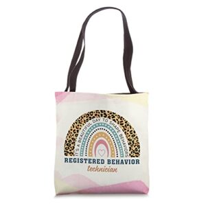 it’s beautiful day to share behaviors leopard aba therapist tote bag