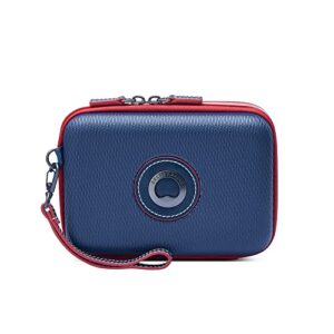 delsey paris women’s chatelet 2.0 clutch and crossbody bag, navy, one size