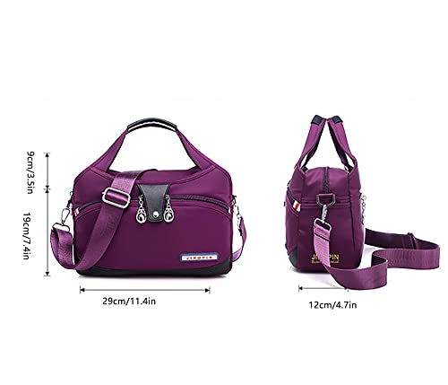 Ladies Large-Capacity Waterproof Anti-Theft Fashion Handbag , Women'S All-Match Oxford Cloth Shoulder Bag Messenger Bag