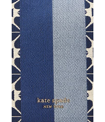 Kate Spade New York Spade Flower Jacquard Stripe Sam Small Convertible Shoulder Bag Blue Multicolor One Size