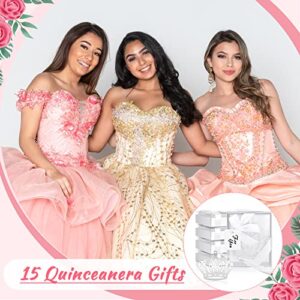 50 Pcs Crown Design Bookmark for Girls Quinceanera Gift Bookmark Crown Princess Metal Bookmark Book Lover Silver Quinceanera Favors with Gift Boxes for Fifteen Birthday Wedding Bridal Shower Women