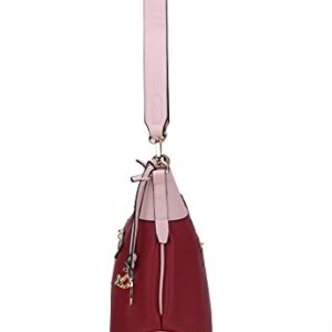 MKF Collection Shoulder Bag for Women,Top-Handle Hobo Bag Wristlet Wallet Purse