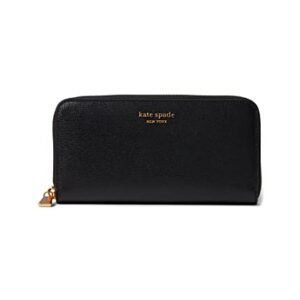 Kate Spade New York Morgan Saffiano Leather Zip Around Continental Wallet Black One Size