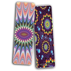 Colorful Patterns Optical Bookmarks Series 2 (30 Pack)