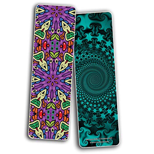 Colorful Patterns Optical Bookmarks Series 2 (30 Pack)