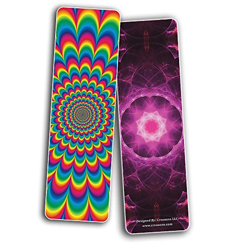 Colorful Patterns Optical Bookmarks Series 2 (30 Pack)