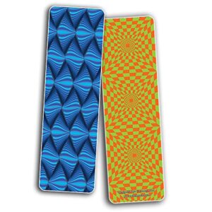 Colorful Patterns Optical Bookmarks Series 2 (30 Pack)