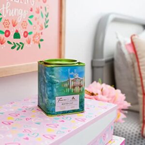 Ukonic Disney Princess Home Collection Tiana 11-Ounce Scented Tea Tin Candle with Water Lily Aromatic Fragrance | 28-Hour Burn Time | Home Decor Housewarming Essentials, and Collectibles
