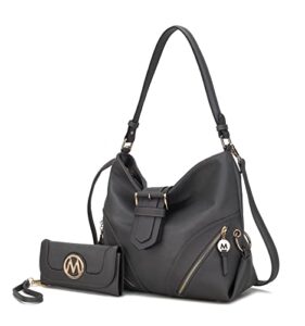 mkf collection shoulder bag for women, handbag purse top-handle hobo bag