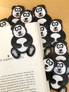 panda bulk bookmarks for kids girls boys – set of 10 – animal bookmarks perfect for school student incentives birthday party supplies reading incentives party favor prizes classroom reading awards!