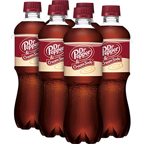 Dr Pepper & Cream Soda, .5 L bottles, 6 pack